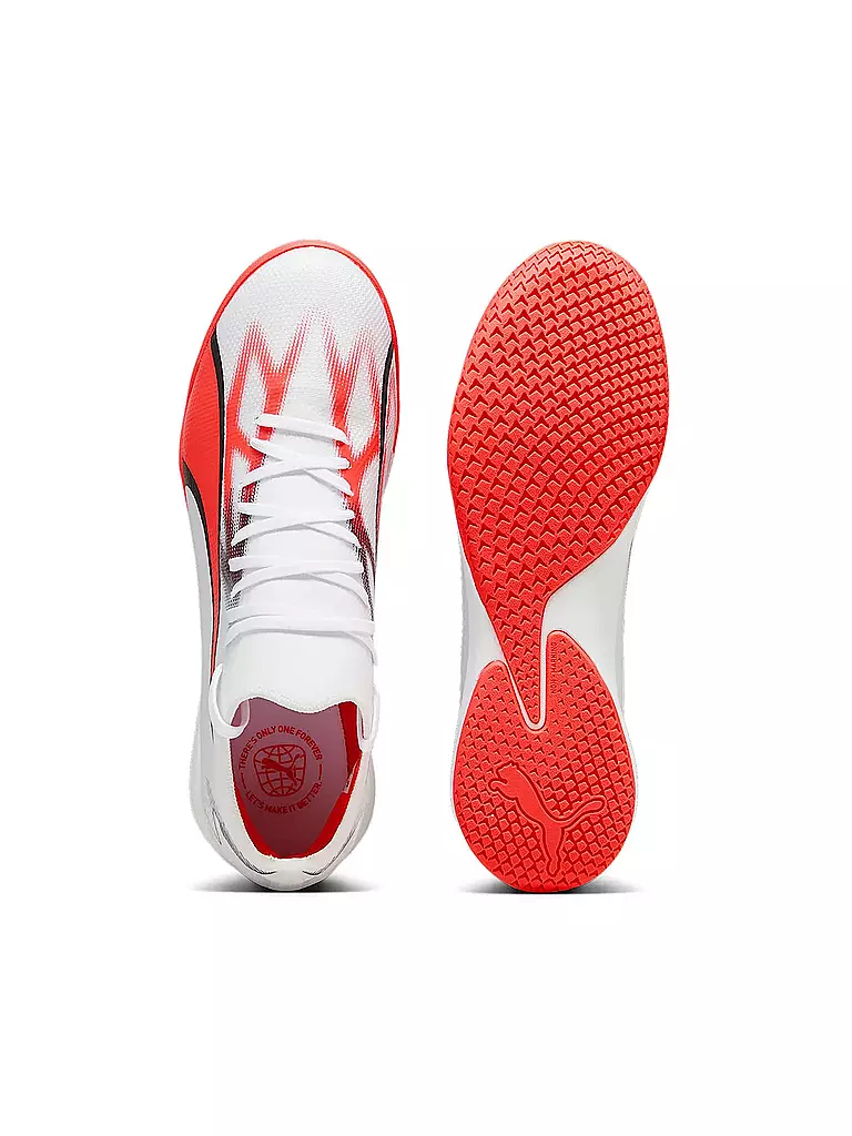 PUMA Hallen-FuÃballschuhe Ultra Match IT weiss